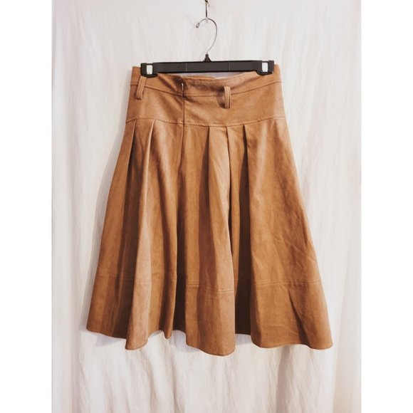 Anthropologie Akemi + Kin Faux Sued A-line Skirt Size 10 - Picture 6 of 6